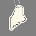 Paper Air Freshener - Maine (Outline)